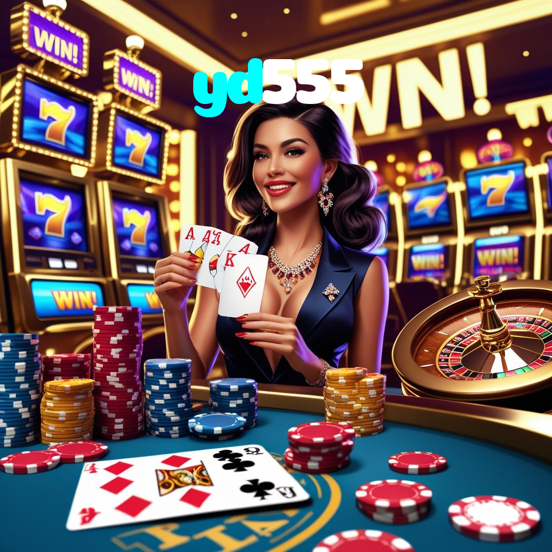 yd555：Mostre sua habilidade nas mesas de poker e vença os adversários!