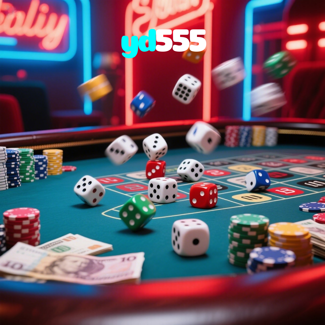 yd555：Jogue blackjack, slots e aposte ao vivo no futebol, tudo no mesmo cassino!